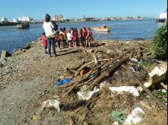 Infantil II em aula passeio na Beira Rio