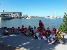 Infantil II em aula passeio na Beira Rio