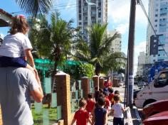 Infantil II em aula passeio na Beira Rio