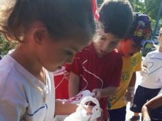 Infantil II em aula passeio na Beira Rio