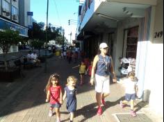 Infantil II em aula passeio na Beira Rio