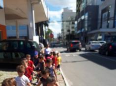 Infantil II em aula passeio na Beira Rio