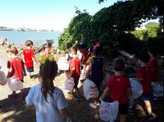 Infantil II em aula passeio na Beira Rio