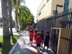 Infantil II em aula passeio na Beira Rio