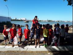 Infantil II em aula passeio na Beira Rio