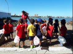 Infantil II em aula passeio na Beira Rio