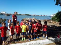 Infantil II em aula passeio na Beira Rio