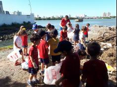 Infantil II em aula passeio na Beira Rio