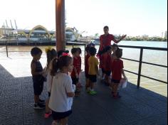 Infantil II em aula passeio na Beira Rio