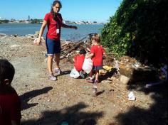 Infantil II em aula passeio na Beira Rio