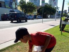 Infantil II em aula passeio na Beira Rio