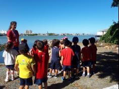 Infantil II em aula passeio na Beira Rio