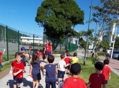 Infantil II em aula passeio na Beira Rio