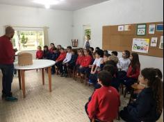 2º ano A e 3º ano A no Espaço Verde com o LEAS.