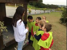 2º ano A e 3º ano A no Espaço Verde com o LEAS.