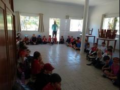 2º ano E e 3º ano E participam de aula de campo no Espaço verde com o LEAS