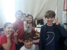 Experiência no 2º ano: vulcão em erupção