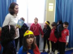 Grupo Liga da Amizade faz visita à Escola de Educação Inclusiva Vovó Biquinha.