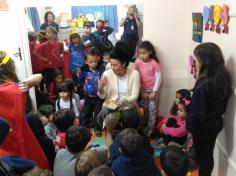 Grupo Liga da Amizade faz visita à Escola de Educação Inclusiva Vovó Biquinha.