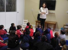 Grupo Liga da Amizade faz visita à Escola de Educação Inclusiva Vovó Biquinha.