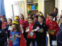 Grupo Liga da Amizade faz visita à Escola de Educação Inclusiva Vovó Biquinha.