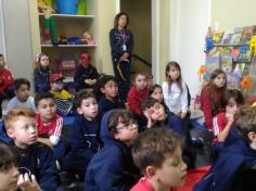 Grupo Liga da Amizade faz visita à Escola de Educação Inclusiva Vovó Biquinha.