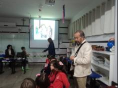 Visita dos Pais na sala do 1º ano D