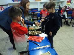 Visita dos Pais na sala do 1º ano D