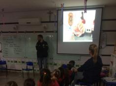 Visita dos Pais na sala do 1º ano D