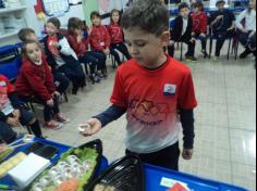 Visita dos Pais na sala do 1º ano D