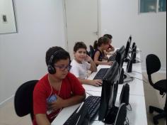 Segundos anos no Laboratório de Informática