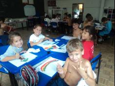 Cores, arte e muita alegria no 1º ano D