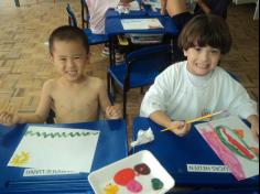 Cores, arte e muita alegria no 1º ano D