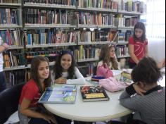 5º ano A e B em sua primeira aula de campo