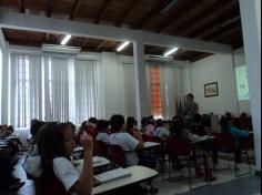 5º ano A e B em sua primeira aula de campo