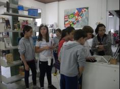 5º ano A e B em sua primeira aula de campo