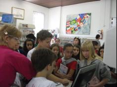 5º ano A e B em sua primeira aula de campo