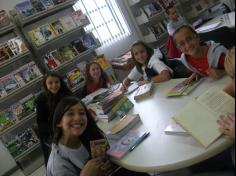 5º ano A e B em sua primeira aula de campo