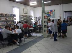 5º ano A e B em sua primeira aula de campo