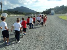 1º ano C no  Aterro Sanitário