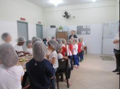 Culinária com mãe no 2º ano C