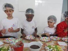 Culinária com mãe no 2º ano C