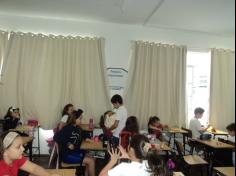 4º ano D estudando o espaço