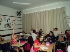 4º ano D estudando o espaço