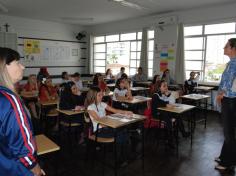 Mamães continuam fazendo oficinas no 5º ano B