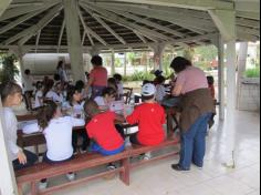 Aula de campo no 2º ano C