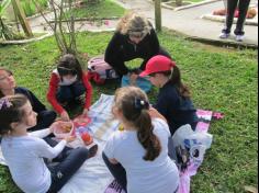 Aula de campo no 2º ano C