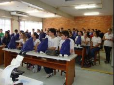 Alunos do 2º EM  em aula de campo à UNIVALI