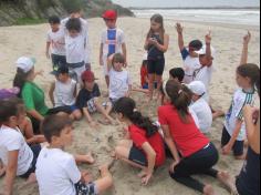 Segundos anos C, D e E em: Aula-passeio na praia