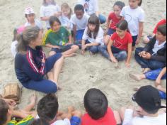 Segundos anos C, D e E em: Aula-passeio na praia